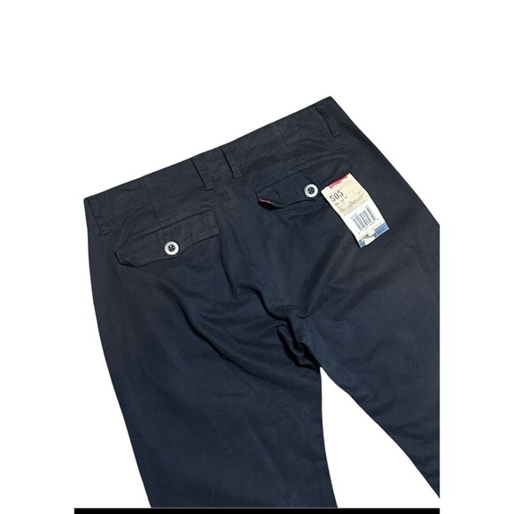 Levi’s 505 Boys Regular Fit Straight Leg Black Chino Pants Size 18 Kidcore NEW - Picture 8 of 8